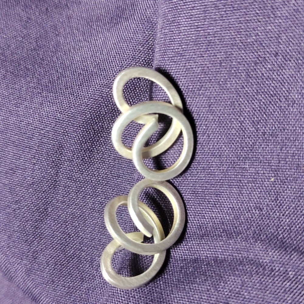 Rare Tezer 925 Satin Finish Earrings